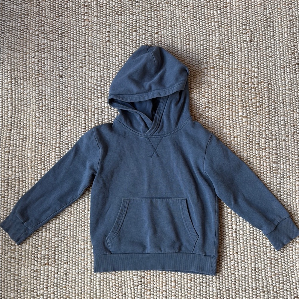 Kids Hooded Pullover Sweatshirt - Slate Blue